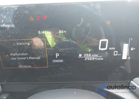 2025 Nissan Kicks Sv Fwd from USA, damaged, VIN 3N8AP6CA3SL393445